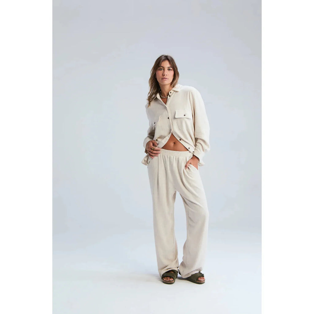 Santorini pleated pants