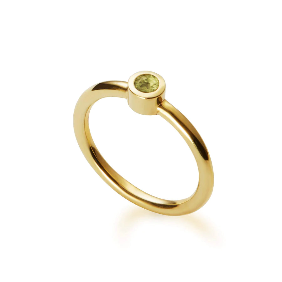 Gemstone Ring 3mm | Peridot