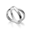Crossover Ring | Silver