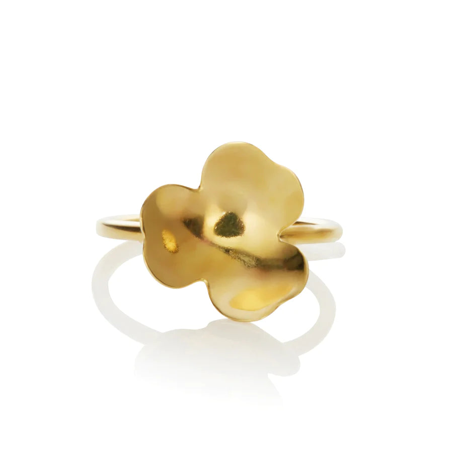 Flower Ring | Brass
