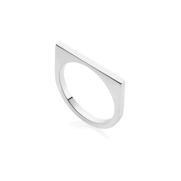 Flat Stack Ring | Silver