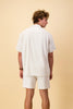 Short Sleeve Shirt Linen Viscose | Oatmeal