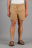 Linen Rayon Shorts | Brown Marle