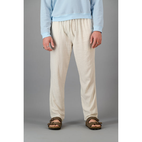 Linen Comfort Pants | Oatmeal