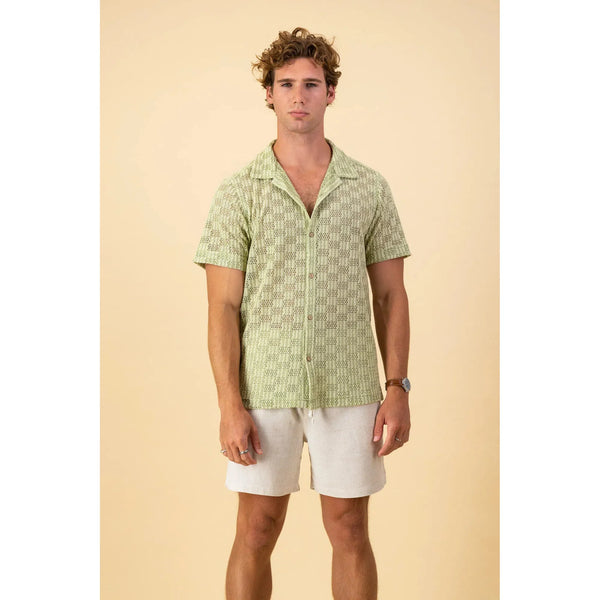 Short Sleeve Shirt Rick Rack | Green