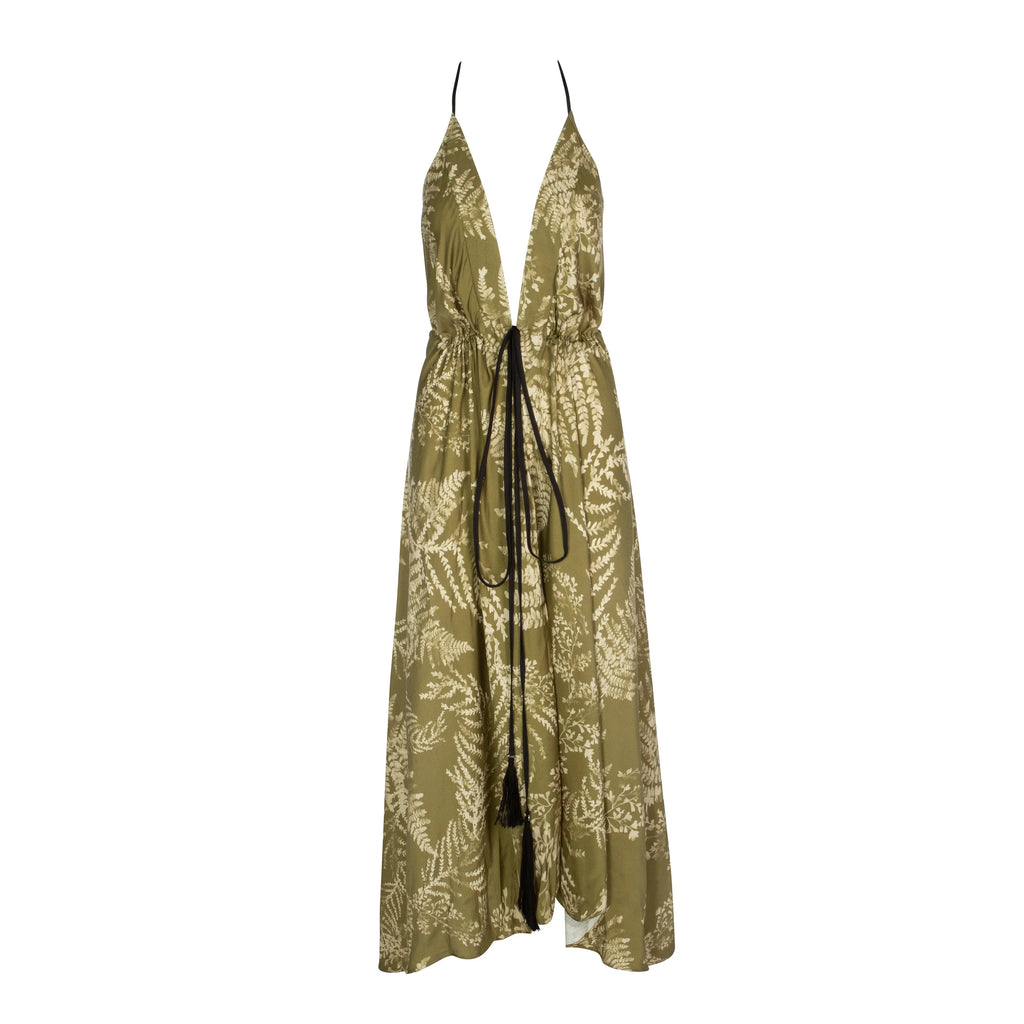 Ibiza dress | dappled olive