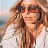 Navy Blue crystal sunglass chain