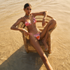 Havana Bikini Top | Abstract Coral - Purr Clothing - Beach Cult
