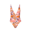 Helena One-Piece Swimsuit | Abstract Coral - Purr Clothing - Beach Cult
