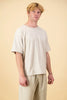 Boxy tee cotton | lycra cream