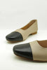 Coco Pump | Nude with black toe