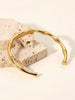 Gold Cuff Bangle