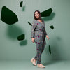 Tiger Jumpsuit | Green Terrazzo