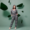 Tiger Jumpsuit | Green Terrazzo