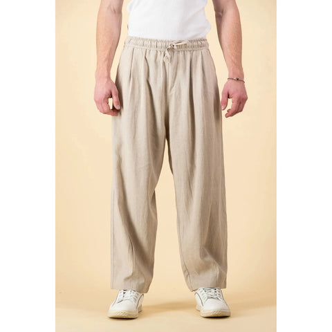 Barrel Pants | cotton washer white