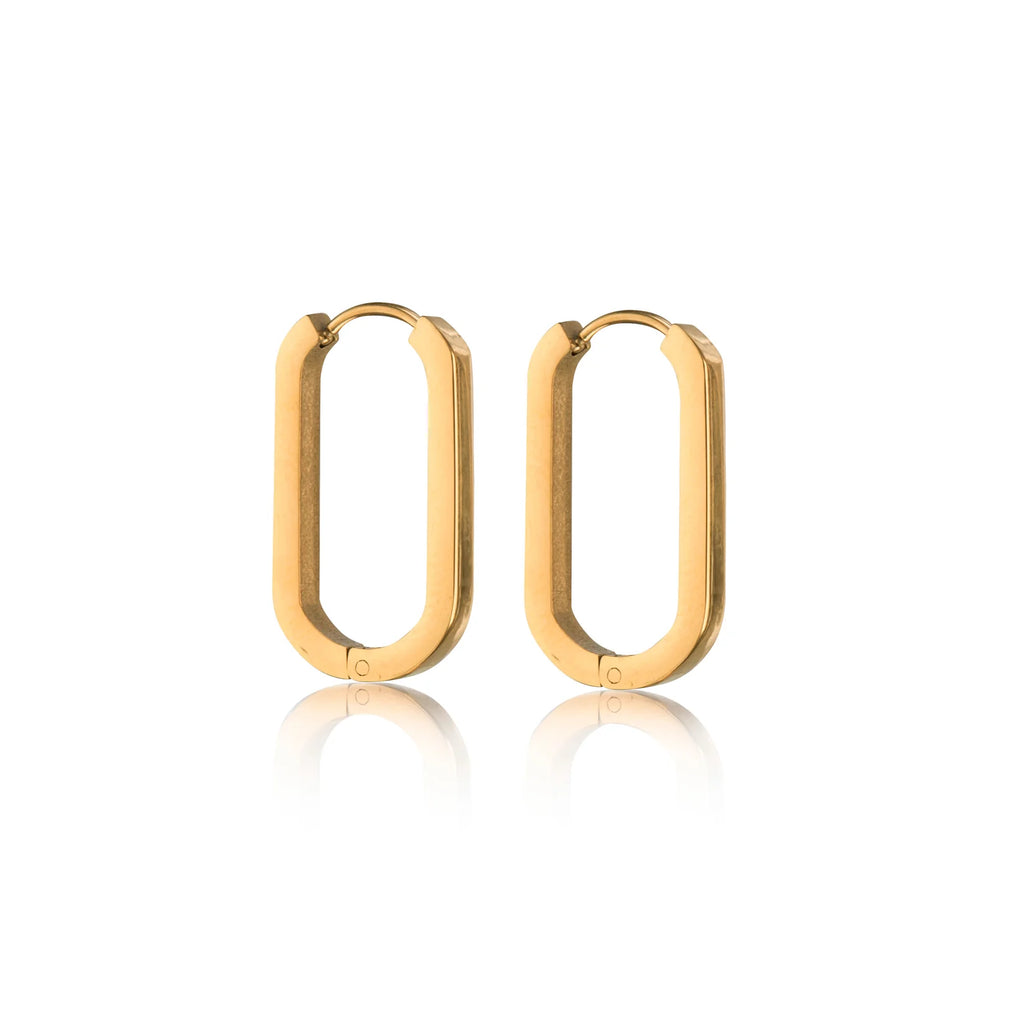 Midi oval Earring