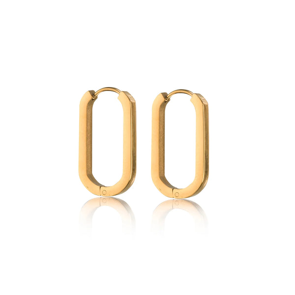 Midi oval Earring