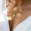 Hammered Sun Necklace | Brass - Purr Clothing - ORA