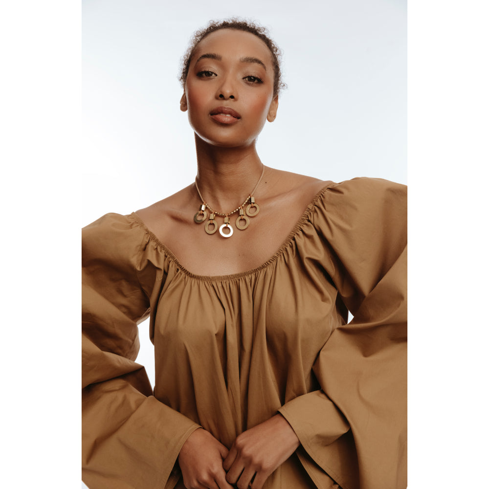 Aures necklace | Beige Clay - Purr Clothing - Pichulik