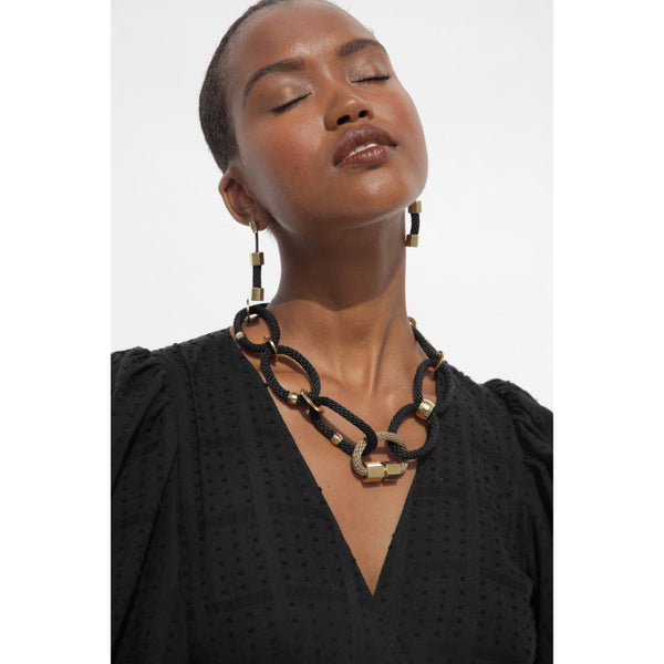 Circe Necklace | Black Beige - Purr Clothing - Pichulik