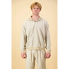 Long Sleeve Polo | Geo Knit Taupe